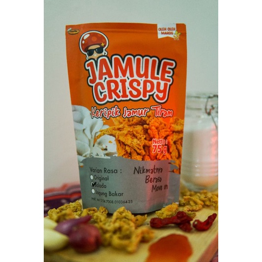 

Kripik jamur tiram "Jamule Crispy