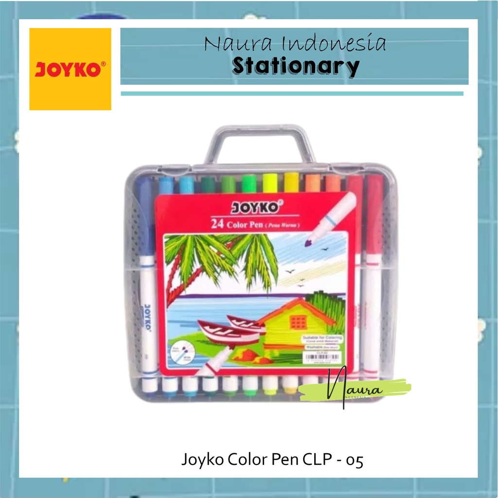 

Joyko Color pen Pulpen 24 Warna CLP-05