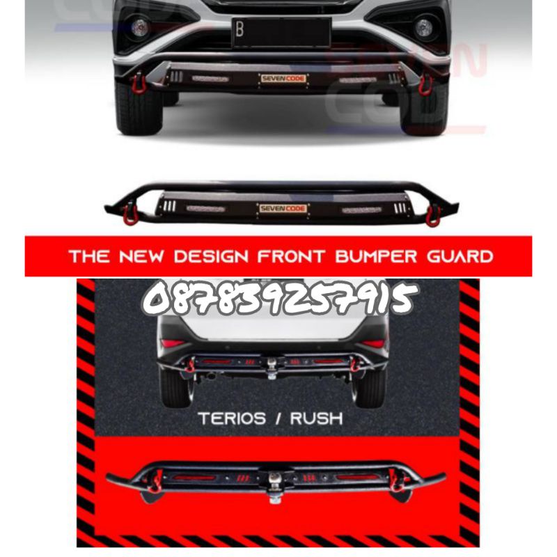 PAKET TANDUK+TOWING COBRA SEVENCODE STYLE ALL NEW RUSH/ALL NEW TERIOS