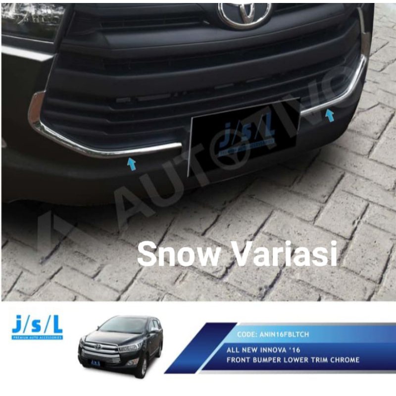 All New Innova Lis bumper depan bawah front lower bumper trim chrome JSL