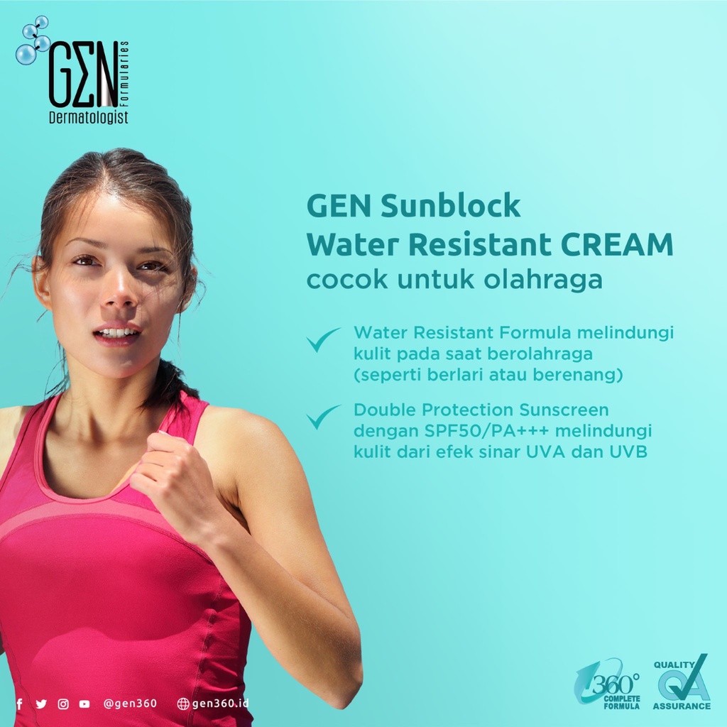 GEN Sunblock Water Resistent Cream