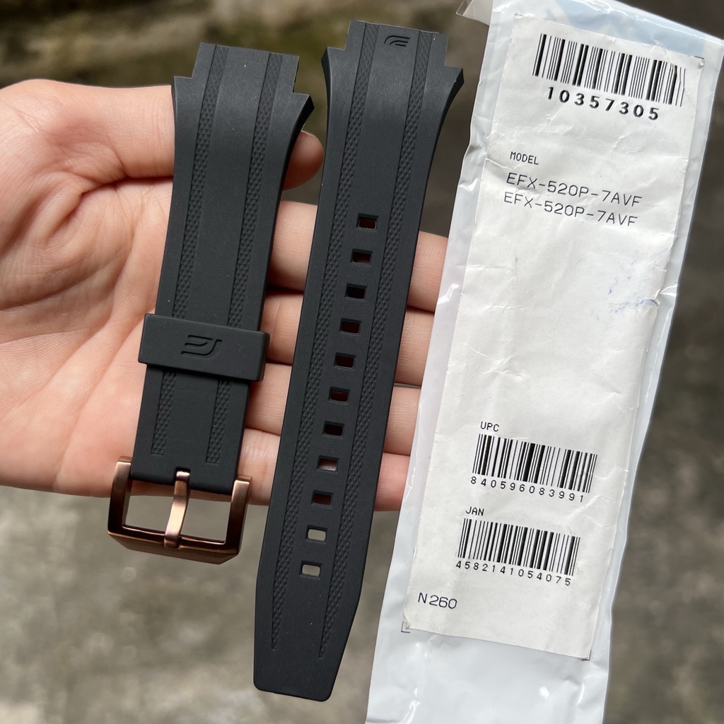 Tali jam tangan casio EFX-520P 7A original strap band EFX 520P