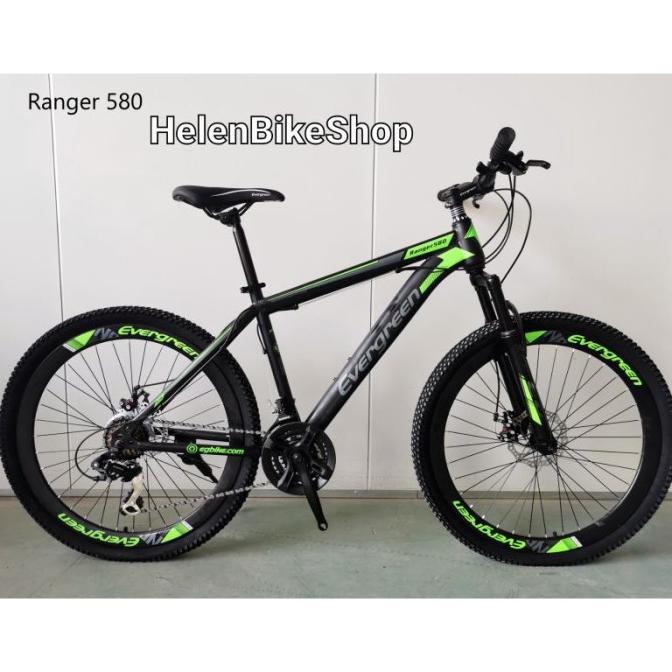 XX511 SEPEDA GUNUNG MTB 26 INCH EVERGREEN RANGER 580 KHUSUS JNE JTR AT FDGDF34545