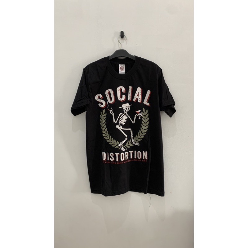 Tshirt Kaos Band Social Distortion Built Up - Rockway 20
