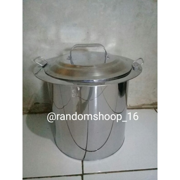dandang mie ayam lepas stainless steel uk 30