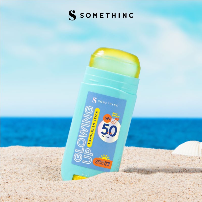 Somethinc Glowing Up Sunscreen Stick SPF50PA++++ - 15gr