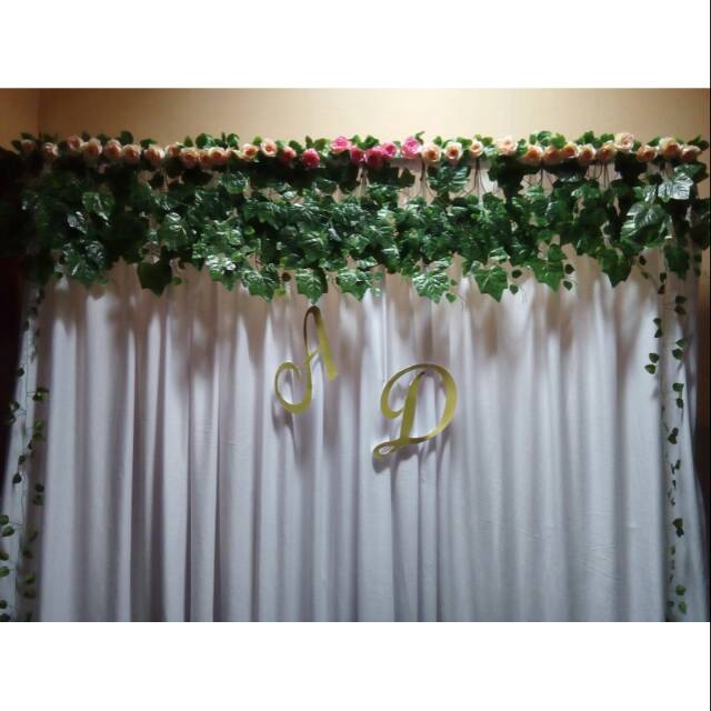 Backdrop lamaran /akad / wedding