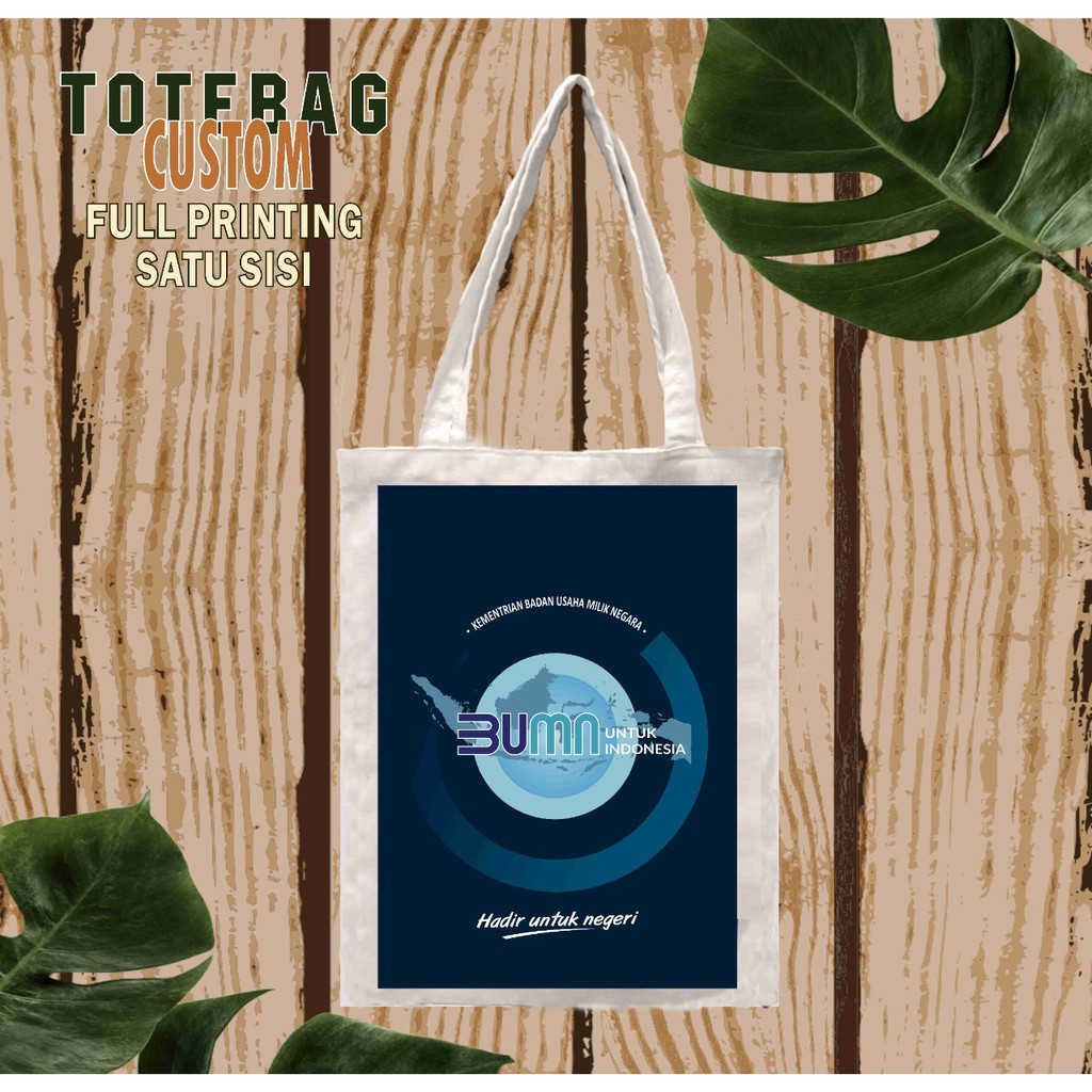 Totebag Bumn / Tas Kanvas BUMN Merchandise BUMN Souvenir BUMN Murah