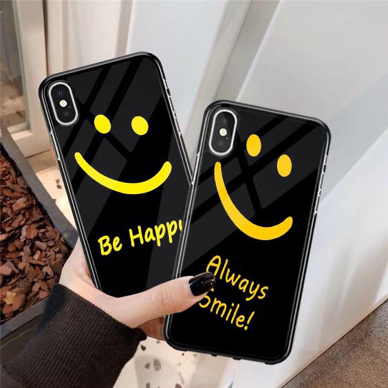 [P139]  Case Smile Glossy 2D  For Oppo Vivo Xiaomi Realme Samsung Iphone