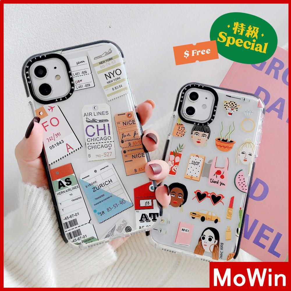 Casing Soft Case Silikon Transparan untuk iPhone 6 / 6S / 7 / 8 Plus / X