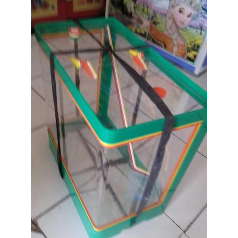 Aquarium Es Kelapa Besar Acrylic Es Buah + Gayung Lion Star LIonstar