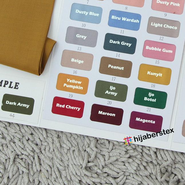 ♘ 1 Meter Bahan Kain Gamis Katun TOYOBO FODU Original by HijabersTex ➫