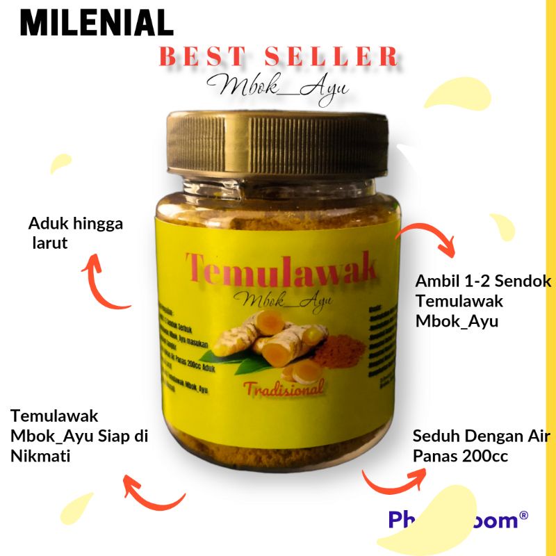 

Jamu Temulawak Mbok_Ayu | Jamu Herbal | Jamu Tradisional (100gr)