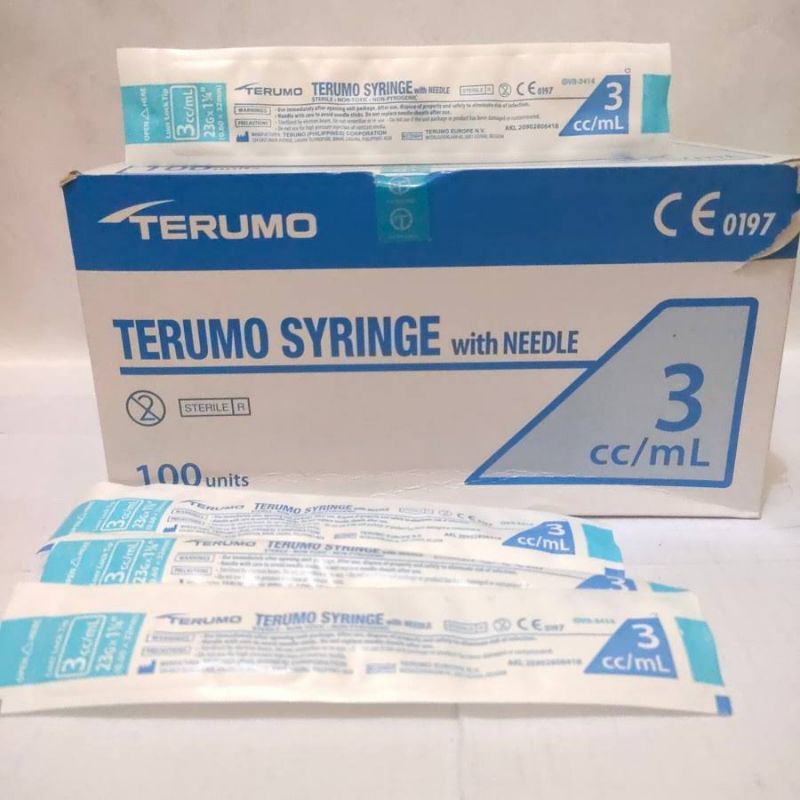 Terumo spuit 3 cc per box