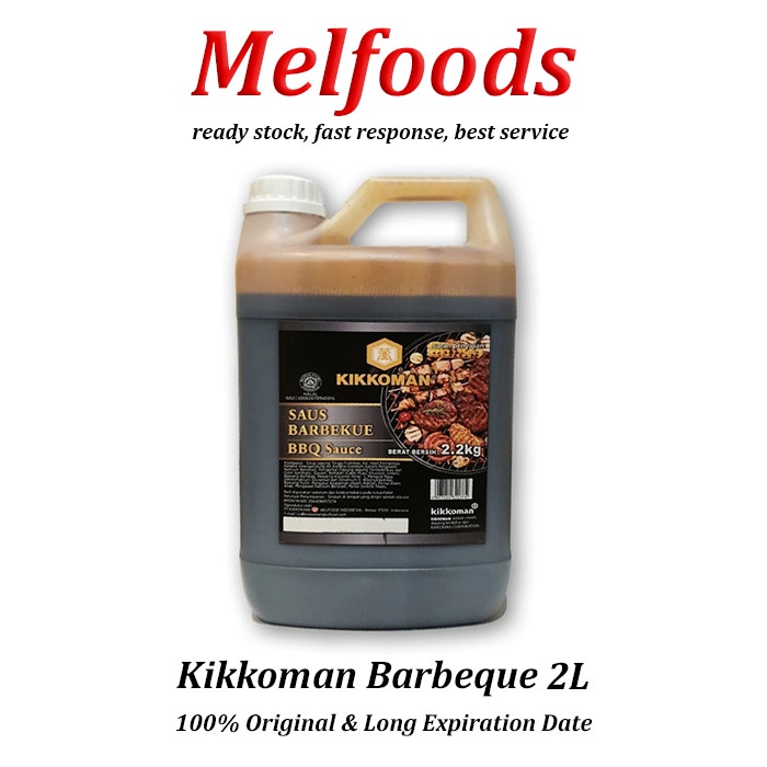 

Kikkoman Saus Barbeque BBQ Sauce HALAL 2L / 2.2KG Jerigen