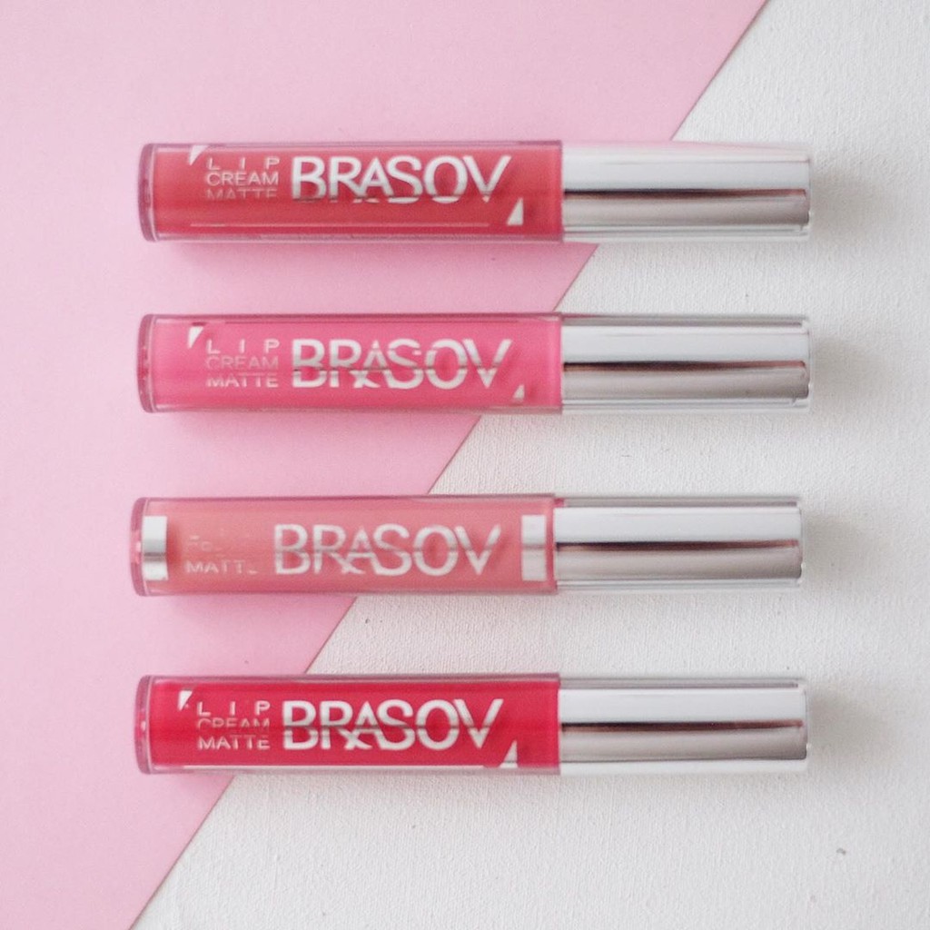 BRASOV Fresh &amp; Long Lasting Matte Lip Cream [BPOM]