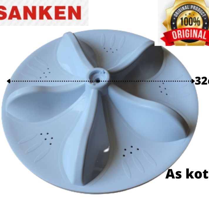 POLYSATOR MESIN CUCI SANKEN ORIGINAL AS KOTAK 32CM