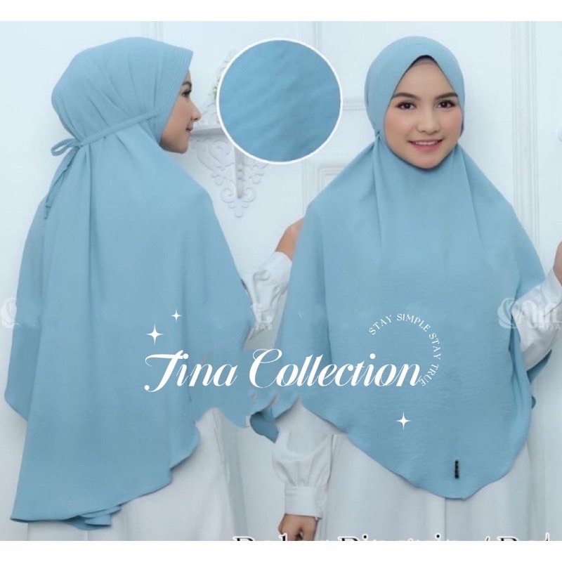 BERGO PED TALI CRINKLE JUMBO HIJAB KERUDUNG KHIMAR MARYAM PED