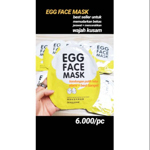 Egg Face Mask BioAqua