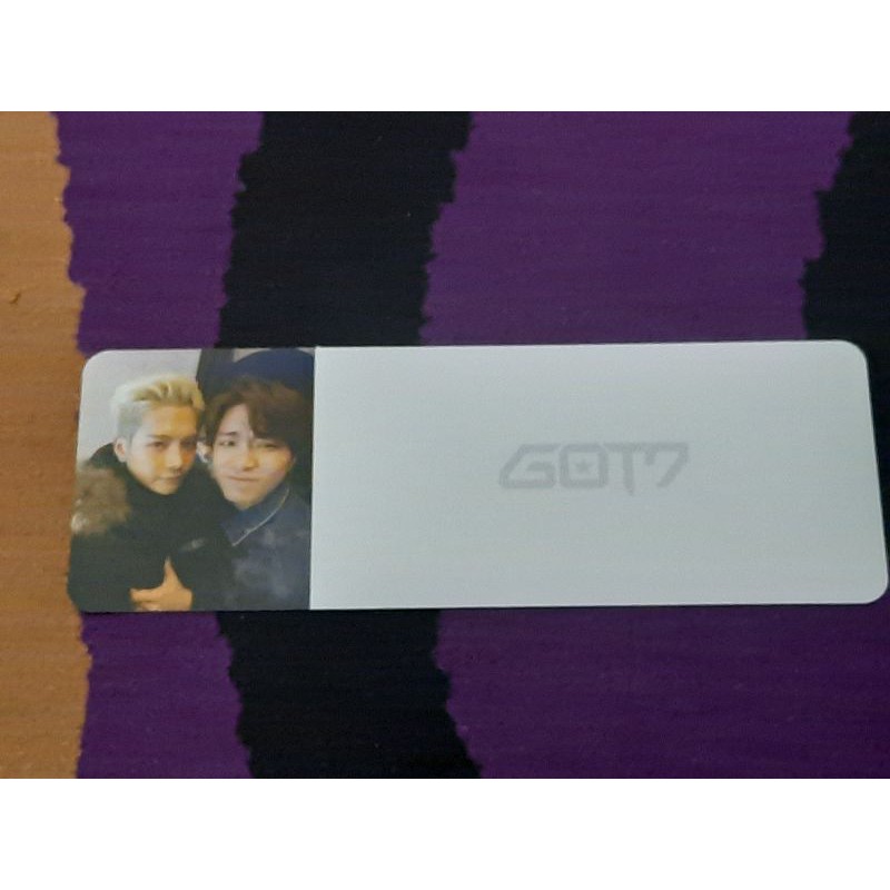 GOT7 departure photo tiket jackjae