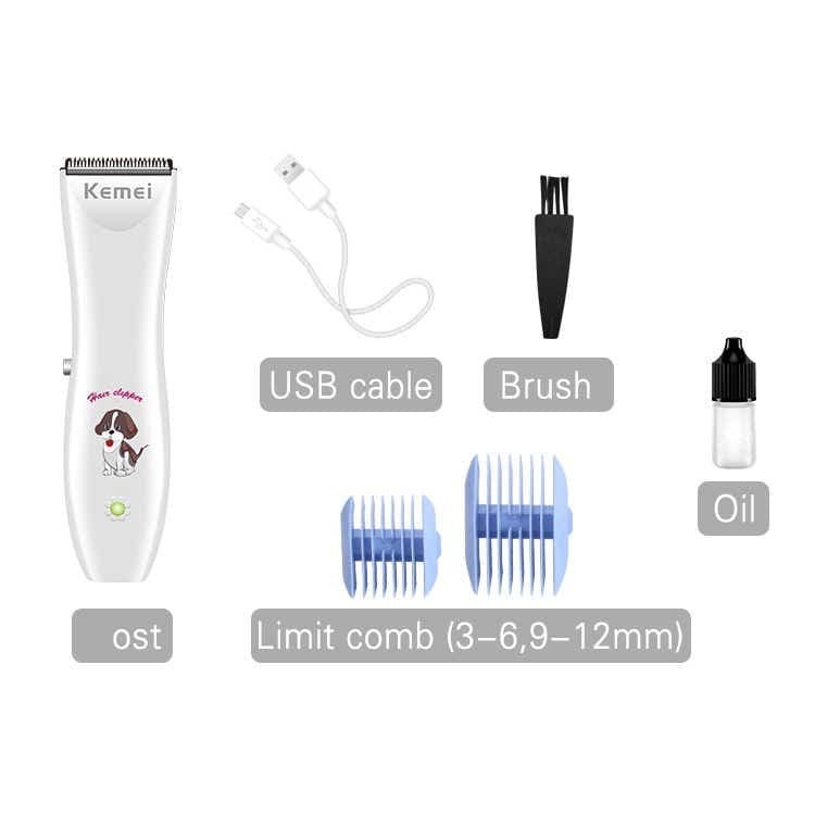 COD ALAT CUKUR BULU HEWAN KEMEI KM-1051 CAT / DOG HAIR TRIMMER PET SHAVER KEMEI KM-1051