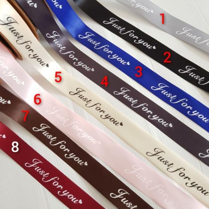 

Premium Product!!! Pita Satin Just For You Uk. 2.5Cm - Paling Dicari