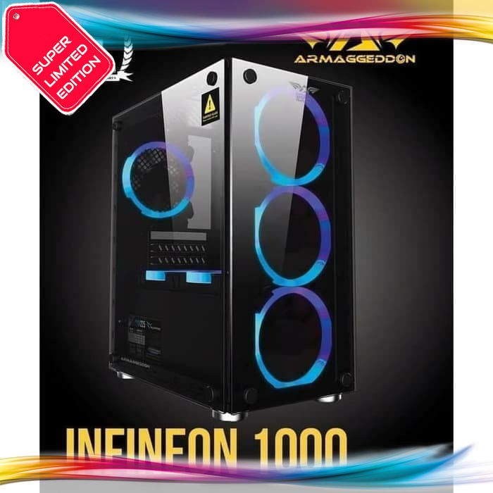 PC Rakitan Intel Core i3 4160 / HDD 500GB / Layar 24"