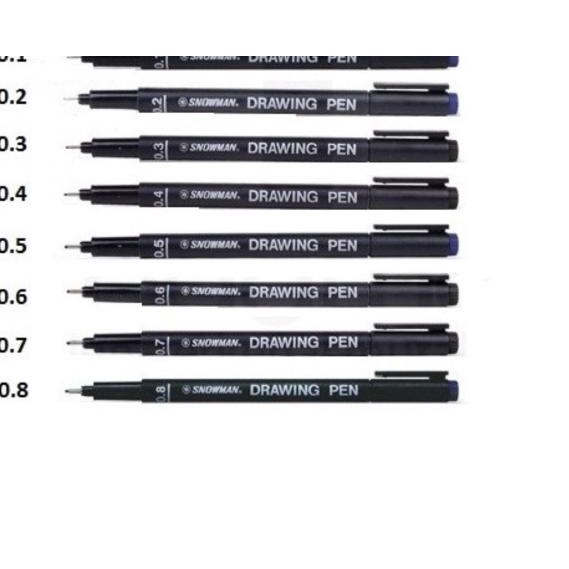 

☚ Snowman Drawing Pen FT 700 0.005 0.1 0.2 0.3 0.4 .05 0.6 0.7 0.8 ➫