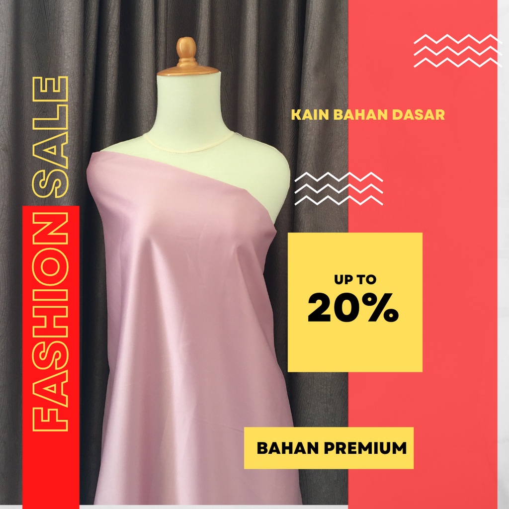 Bahan Kain Satin Velvet Premium Background Backdrop Warna Rosegold