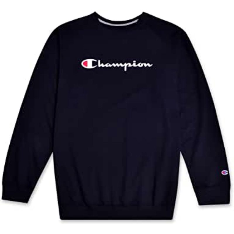 CREWNECK CHAMPION SWEATSHIRT BASIC SWEATER SABLON PRIA WANITA