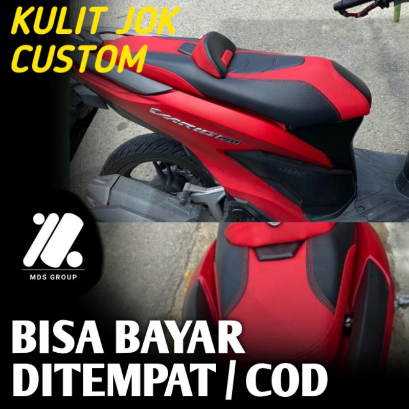 kulit jok custom modifikasi motor vario aksesoris