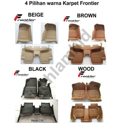 Unik Jual Karpet Mobil 3D Custom FRONTIER NEW BRIO 2018 UP goodproduct Berkualitas