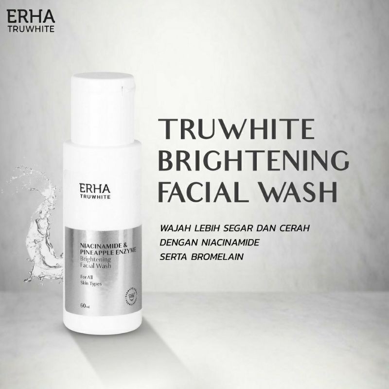 ERHA Truwhite Brightening Facial wash 60ml