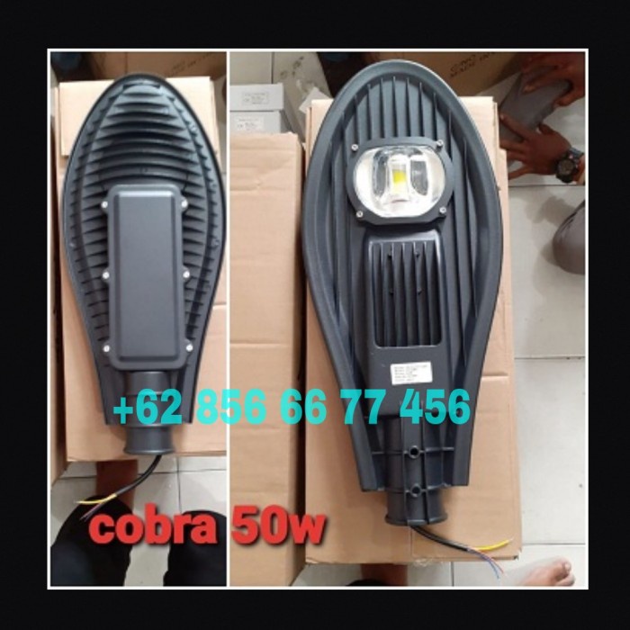 Lampu Jalan Cobra 50W / Pju Cobra 50Watt Ip65