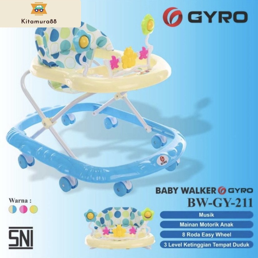 Baby Walker Anak Bayi - BABY WALKER GYRO GY 211