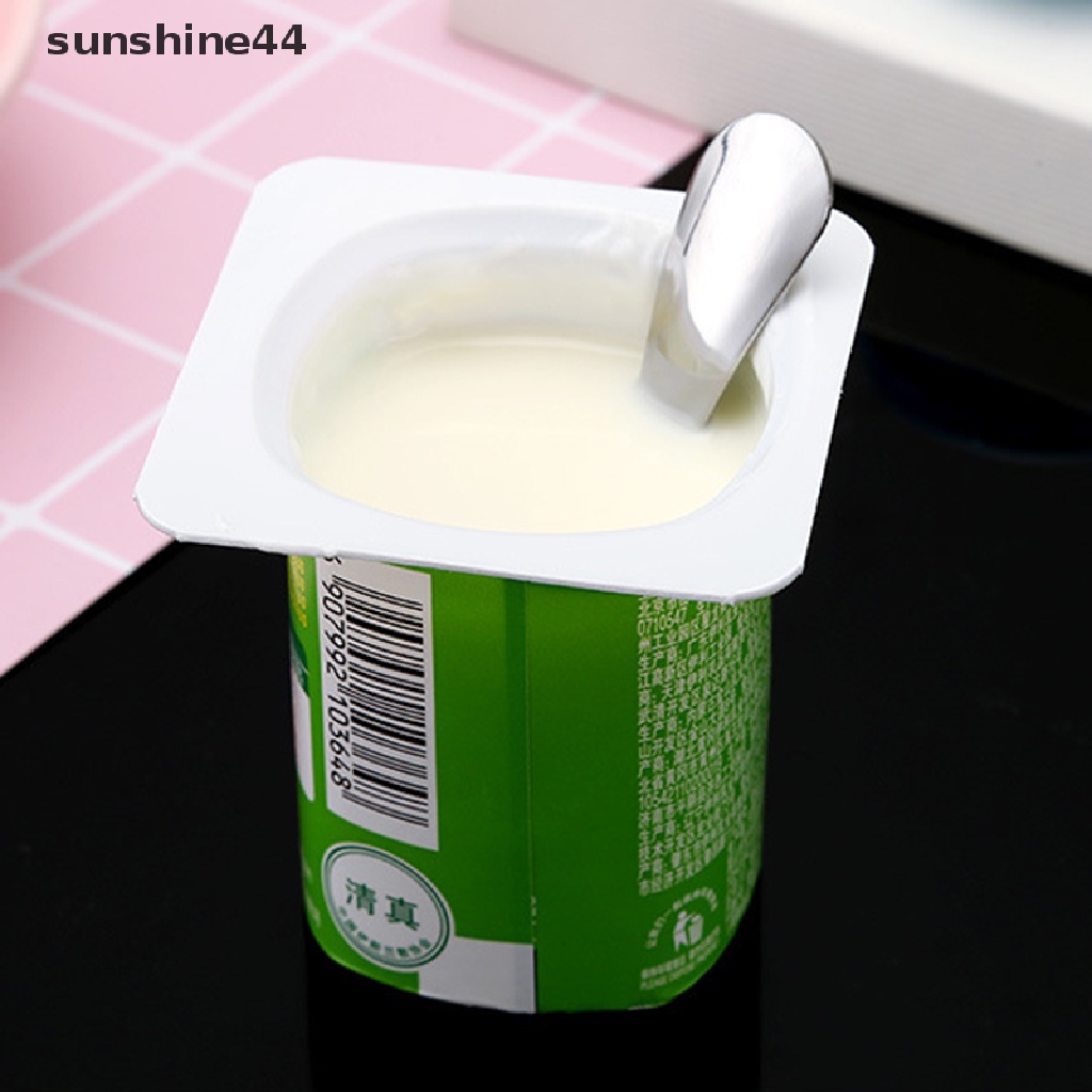 Sunshine Sendok Gula / Garam / Bumbu Bahan Stainless Steel Dengan Gagang Pendek