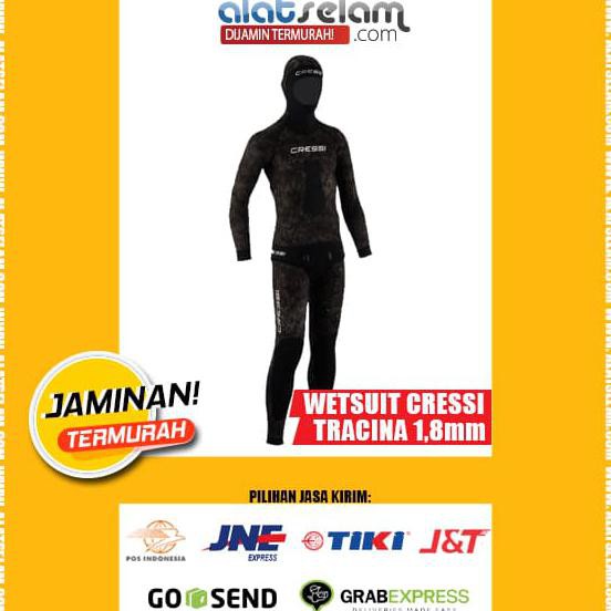 Wetsuit Cressi Tracina 1,8Mm - Freedive Spearfishing / Camouflage - Xs Ready Stock