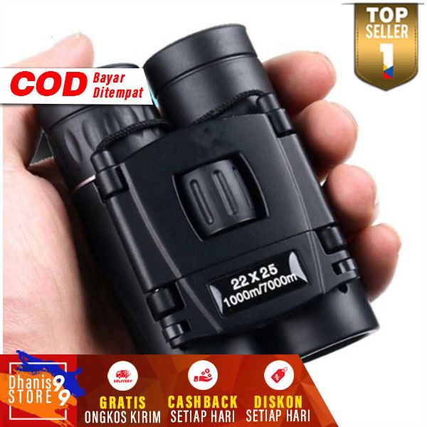 ¸119| Teropong Binocular Outdoor Jarak Jauh Magnification Lensa Anti Refleksi Mata