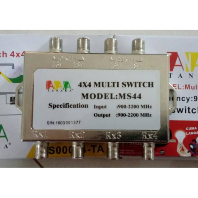 Cara pasang multiswitch 4x4 2016
