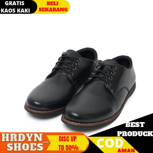 HDS x BERRY - Sepatu Kerja Kasual Pesta Cowok Casual Undangan Gereja Pria Remaja Dewasa Laki Laki Nikah Lamaran Kantor Kondangan Resmi Formal Kulit Sapi Garut Tanpa Tali Pantopel Slip On Hitam Cokelat Pansus Pantovel Pernikahan Loafers Kulit Gereja