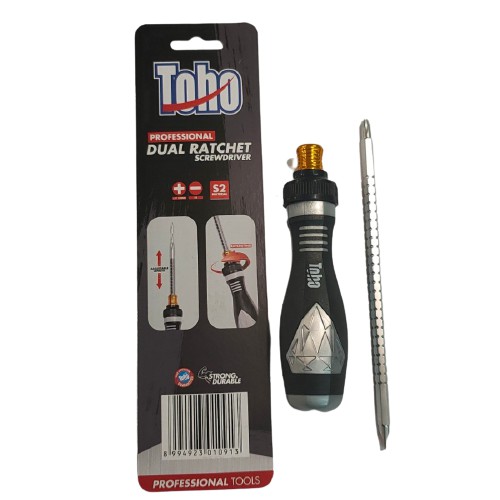 OBENG BOLAK BALIK TOHO DUAL RATCHET SCREWDRIVER 6&quot;