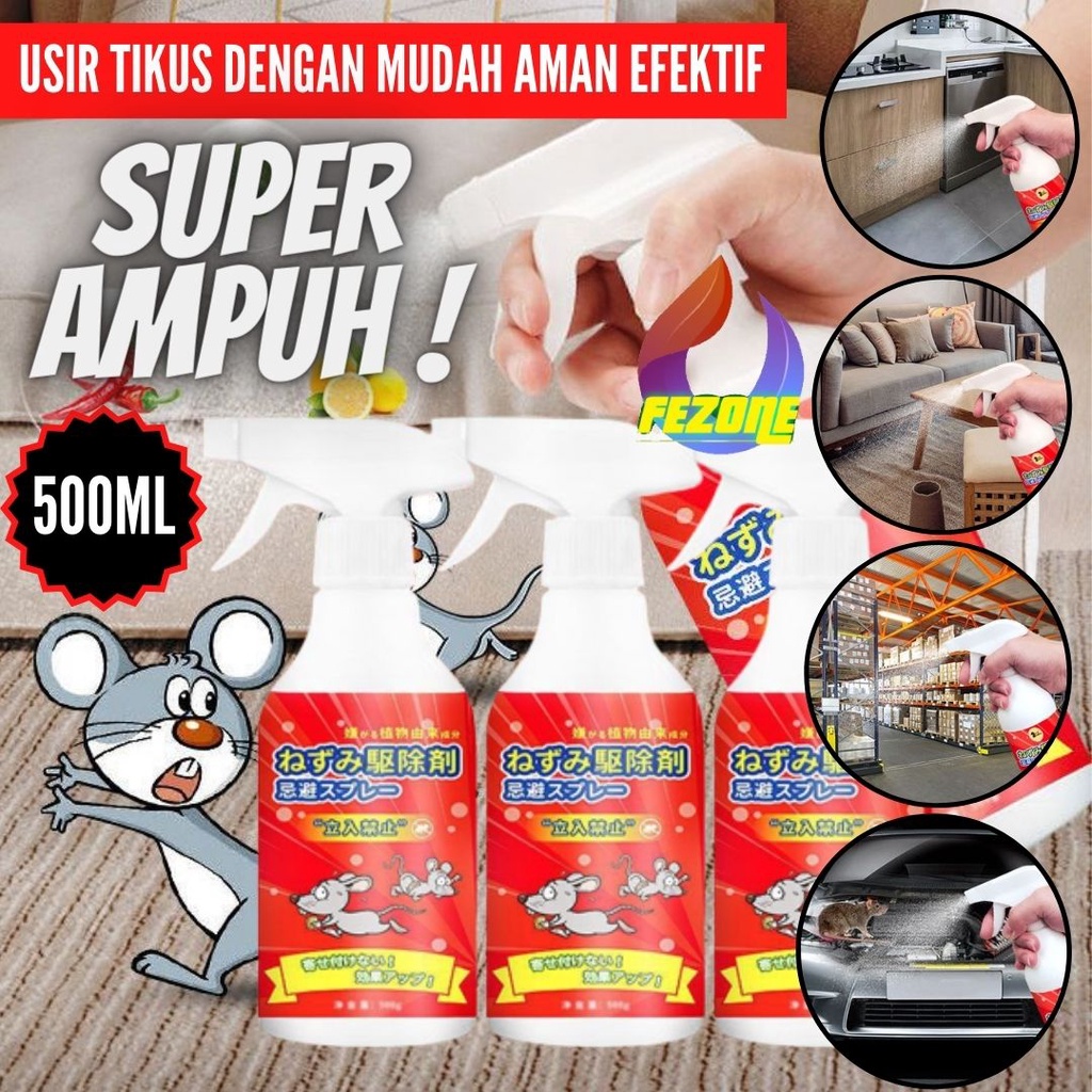 Semprotan Obat Pengusir Tikus Ampuh 500ML FEZONE