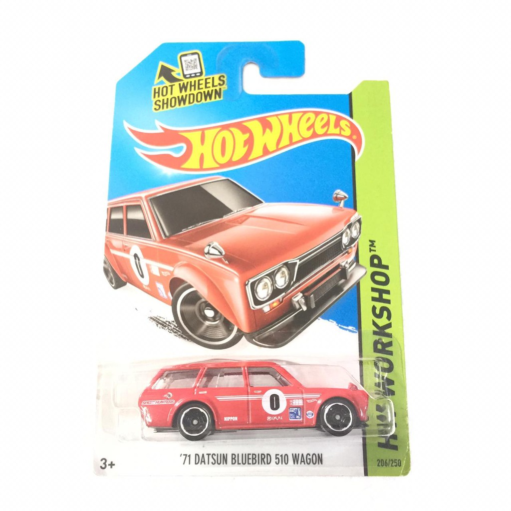 Hotwheels 71 Datsun Bluebird 510 Wagon Merah