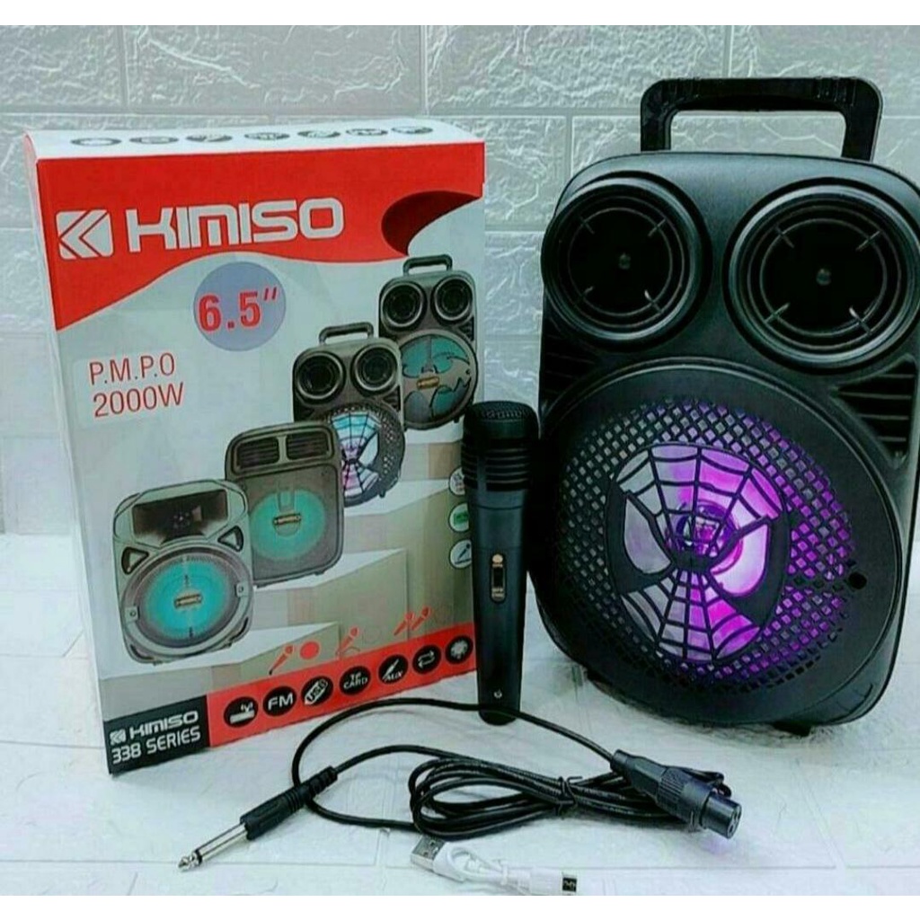 6.5 INCHI [ COD ] Speaker Bluetooth 3381/ 2008 2009 Free Mic Karaoke Speaker Bluetooth Plus Mikrofon 3396 3391 YD801/82