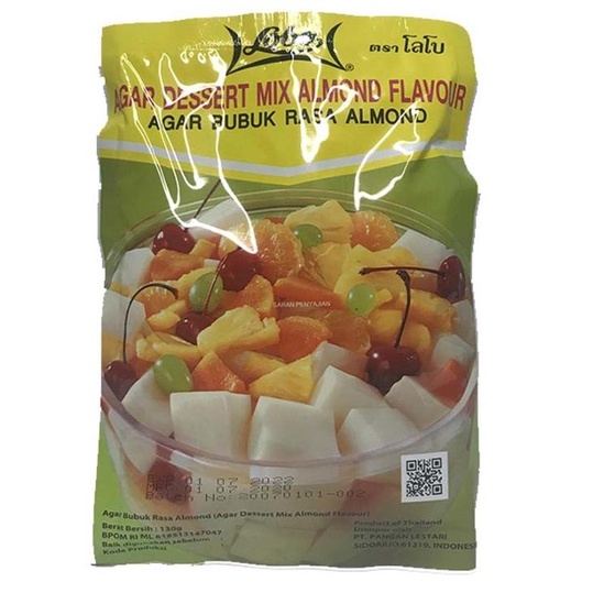 

Bubuk Pudding / Agar Almond Lobo 130 gr DISKON Kode 761