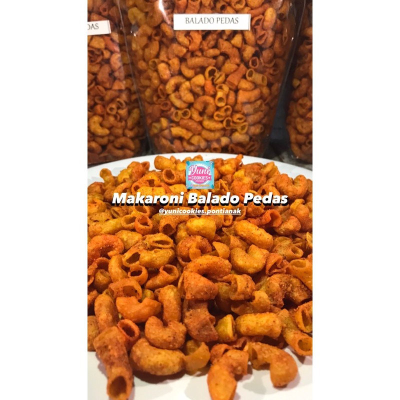 

Makaroni Bantat Balado Pedas / 250gr @yunicookies.pontianak