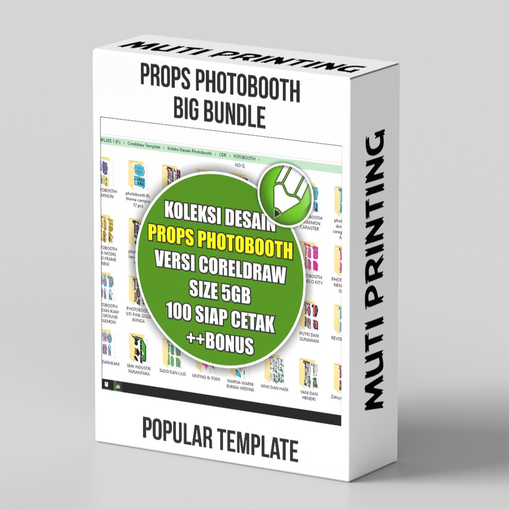 Props Photobooth Designs  Collection CDR Only - Business Branding