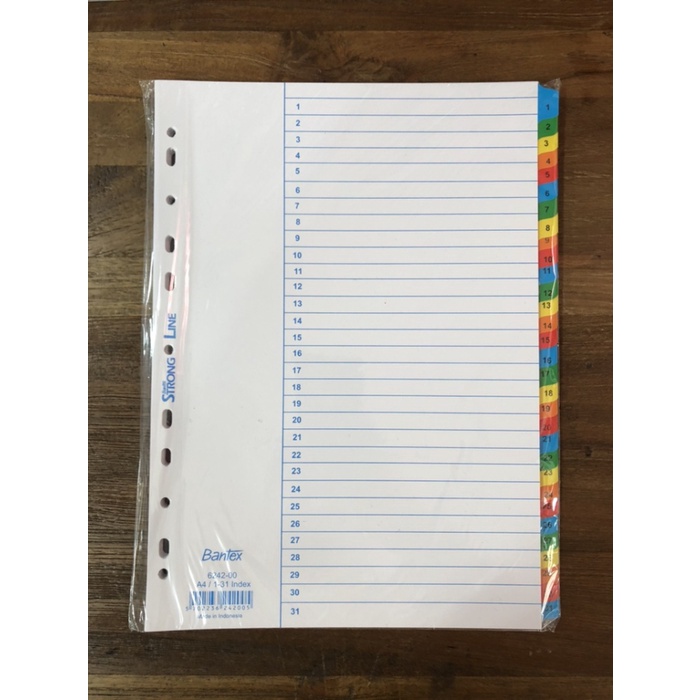 

Kusus Hari Ini Devider / Divider / Pembatas Dokumen Bantex 1-31 6242 Promo