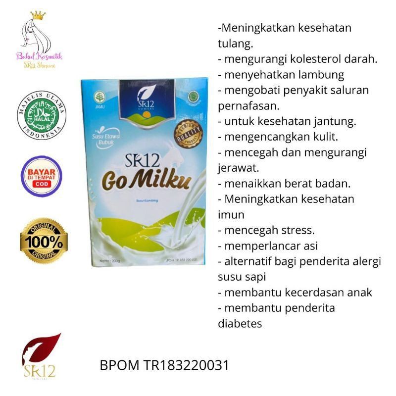 

COD SUSU KAMBING ETAWA SR12 / GO MILKU