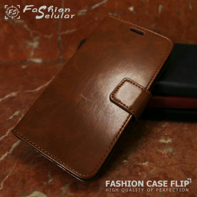 Terbaru !!  Redmi S2 Leather case casing kulit flip wallet cover